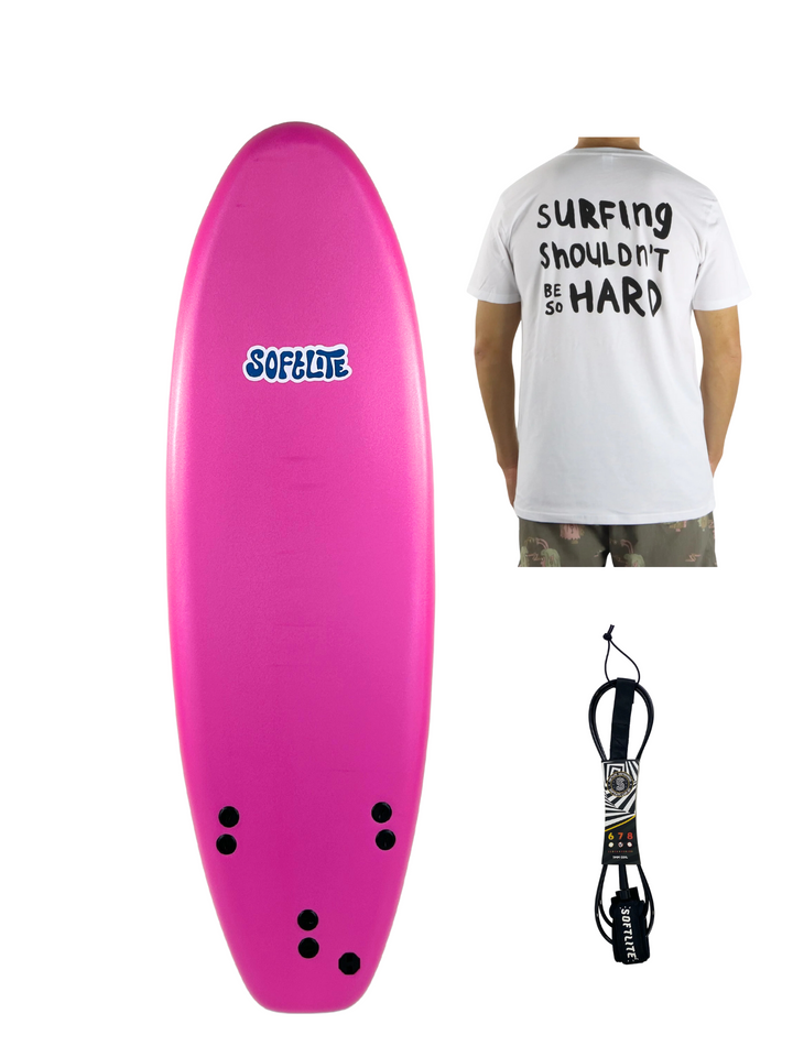 5'6 Shred Head + Free Tee & Leash